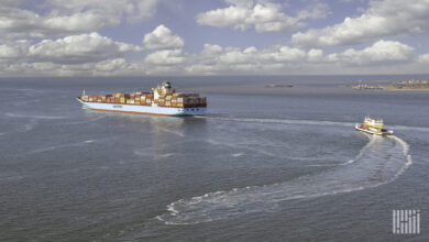 a photo of a Maersk ship