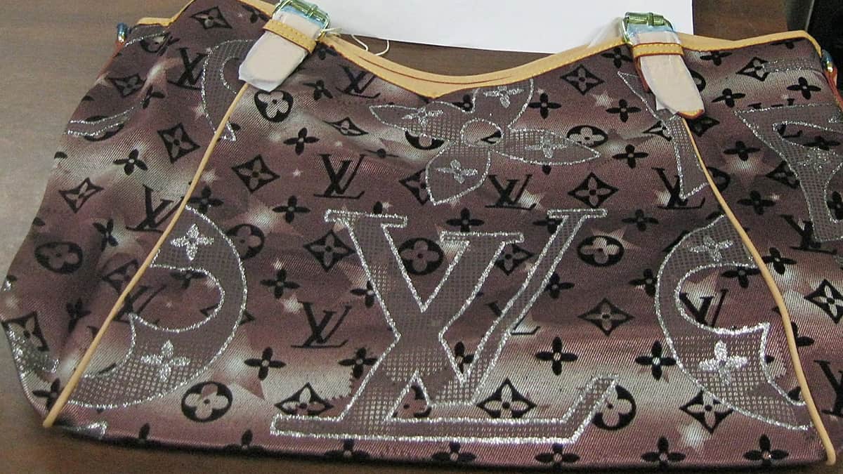 Counterfeit Louis Vuitton handbag caught by U.S. Customs (Photo: U.S. Customs and Border Protection)