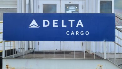 Delta Cargo has terminals at airports across the U.S., including this facility at Portland International Airport. (Photo: Eric Kulisch/FreightWaves)