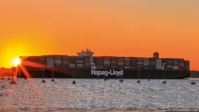 a photo of a Hapag-Lloyd ship