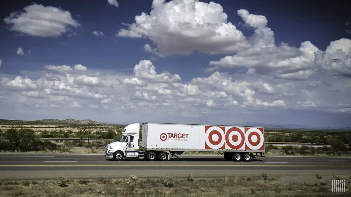 Target truck on Highway